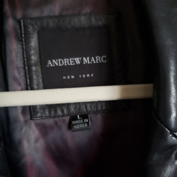 Andrew Marc Leather vintage trench coat - Picture 2 of 7